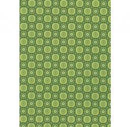 Papier bloemprint groen fda643 | Decopatch