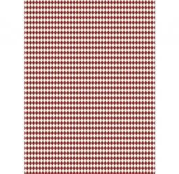 Papier rood/creme ruitjes fda738 | Decopatch