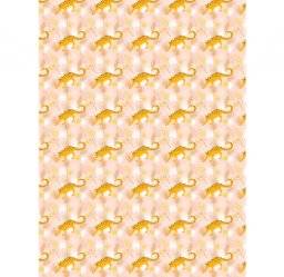 Papier roze goud panter fda819 | Decopatch