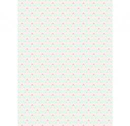 Papier roze/bl/goud zwaan fda822 | Decopatch