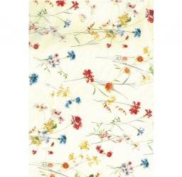 Papier wit veldbloemen fda851 | Decopatch