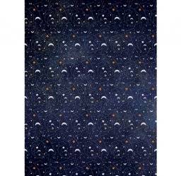 Papier blauw ster maan fda865 | Decopatch