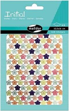 Initial sticker sterretjes 170C | Maildor