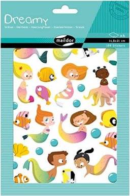 Dreamy sticker zeemeermin 204C | Maildor