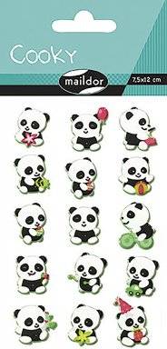 Cooky stickervel panda CY016O | Maildor