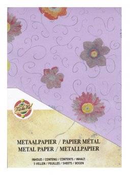 Metaalpapier bloem 9304