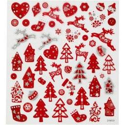 Kerststicker 289591