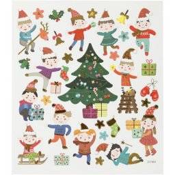 Kerststicker 298891