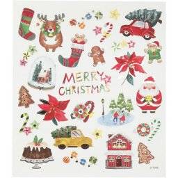 Kerststicker 298901