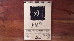 Schetsblok XL kraft A5 14.8x21cm | Canson 