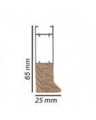 si-frame aluminium spielat 25 mm.