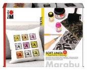 marabu soft lino textil print set 00081