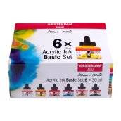talens amsterdam acrylinkt basicset 6st
