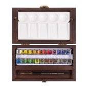 talens rembrandt aquarelkist 24 napjes