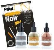 3 herbin eclats+paint-on noir A4