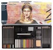 eberhard faber artist tekenset blik 37 delig