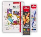 bruynzeel combi set notebook + fineliners