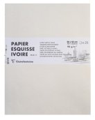 clairefontaine ivory sketch paper 50x65cm-25vel